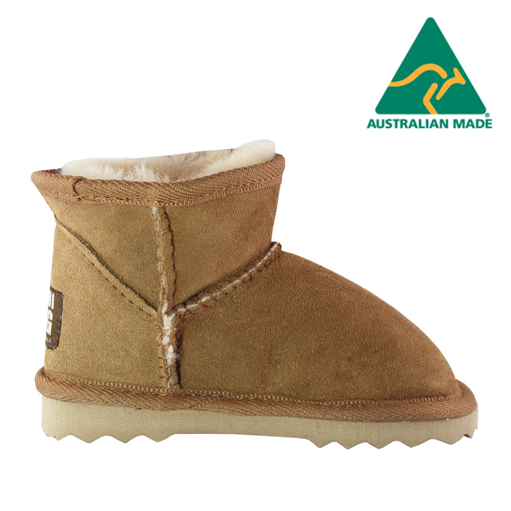 AUSTRALIAN Made UGG Boots 7-8 Toddler NEW on sale Blue Shearling Australia